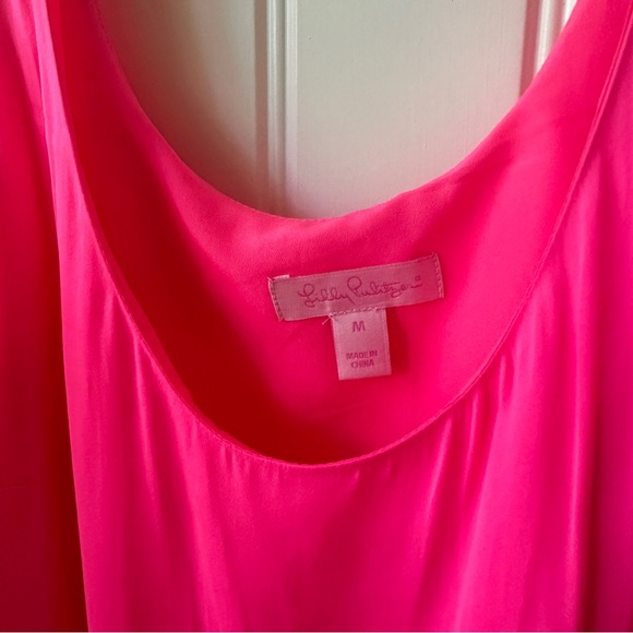 Lilly Pulitzer New Without Tags Natashia Dress Royal Pink $158 Size M - Picture 3 of 3
